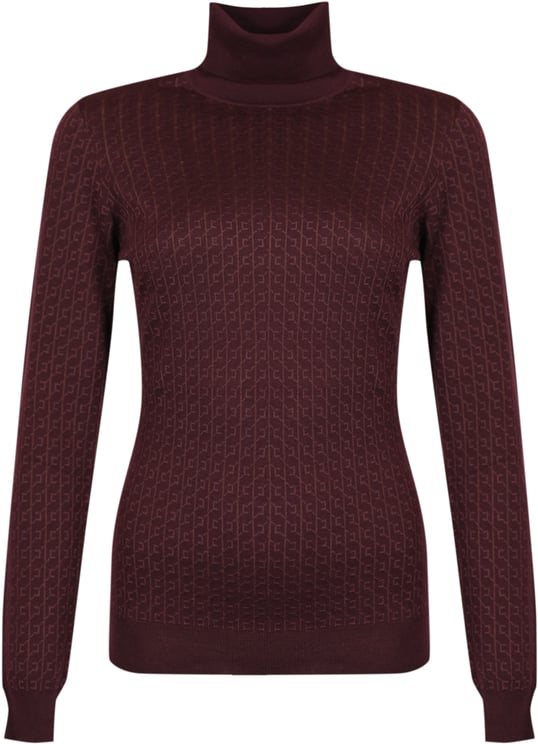 Elisabetta Franchi Sweaters Merlot