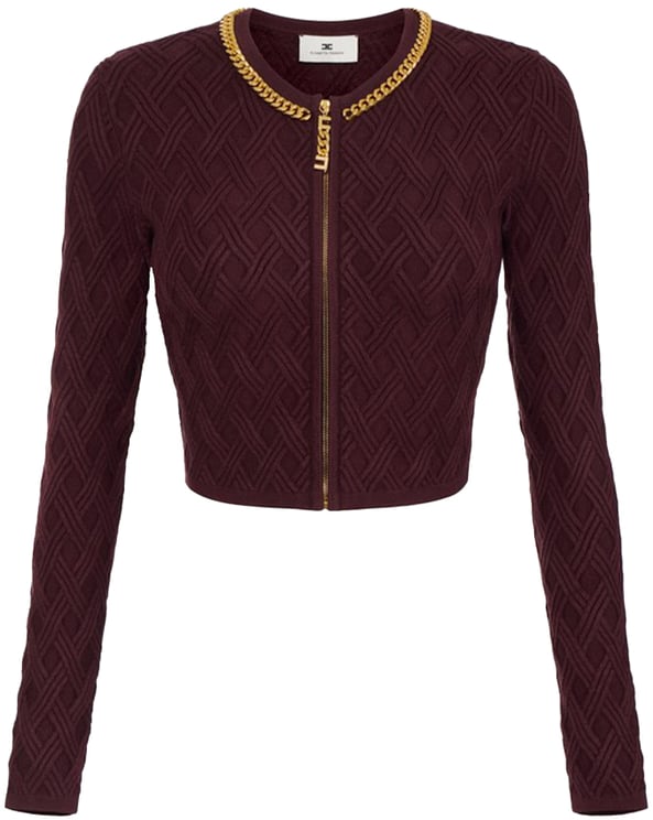 Elisabetta Franchi Sweaters Red