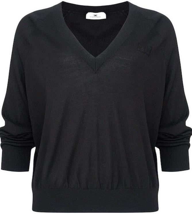 Elisabetta Franchi Sweaters Black