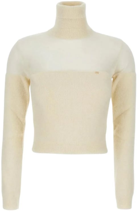 Elisabetta Franchi Sweaters Latte