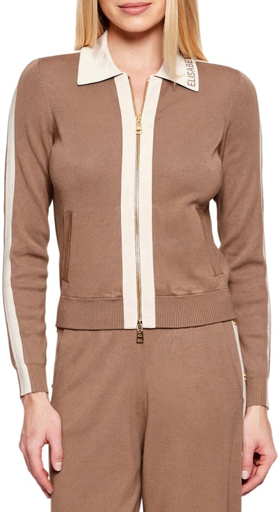 Elisabetta Franchi Sweaters Argillaburro