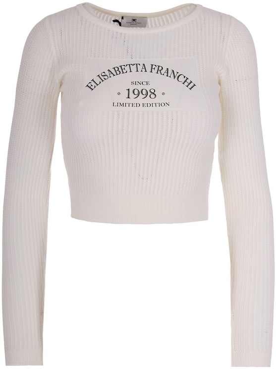 Elisabetta Franchi Sweaters Ivory