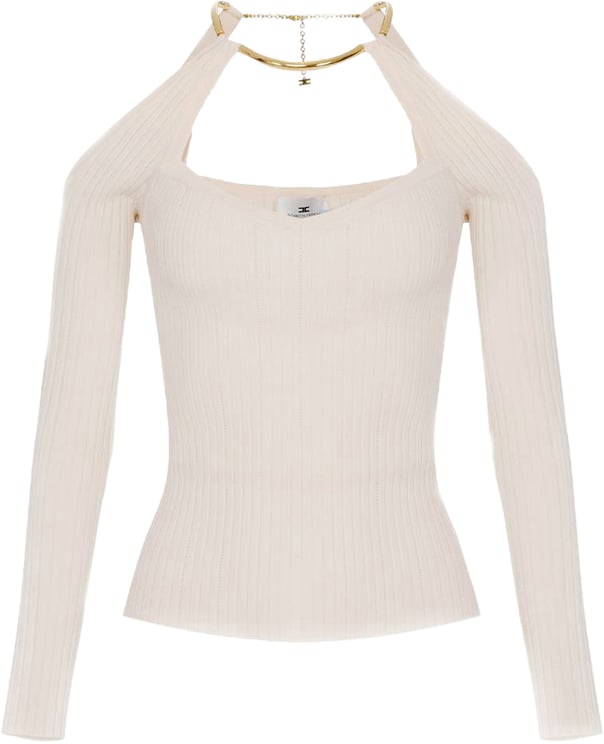 Elisabetta Franchi Sweaters White