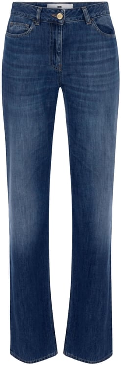 Elisabetta Franchi Trousers Blue Denim