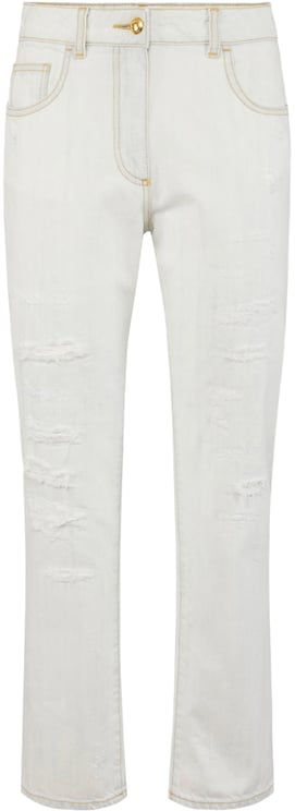 Elisabetta Franchi Jeans Bleached Destroyed