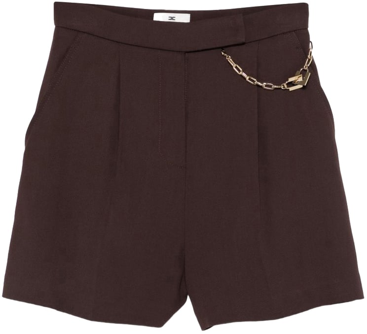 Elisabetta Franchi Shorts Brown