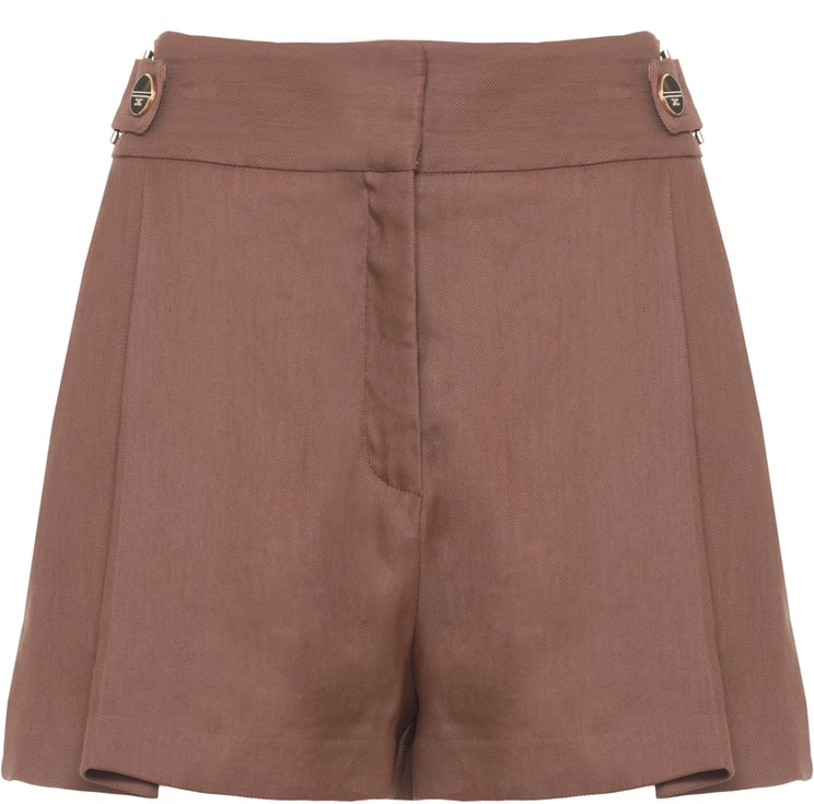 Elisabetta Franchi Shorts Marrone