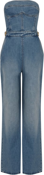 Elisabetta Franchi Trousers Blue Vintage