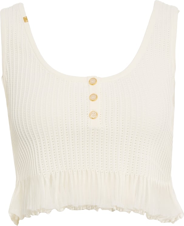 Elisabetta Franchi Openwork knit top