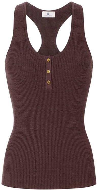 Elisabetta Franchi Tops Brown