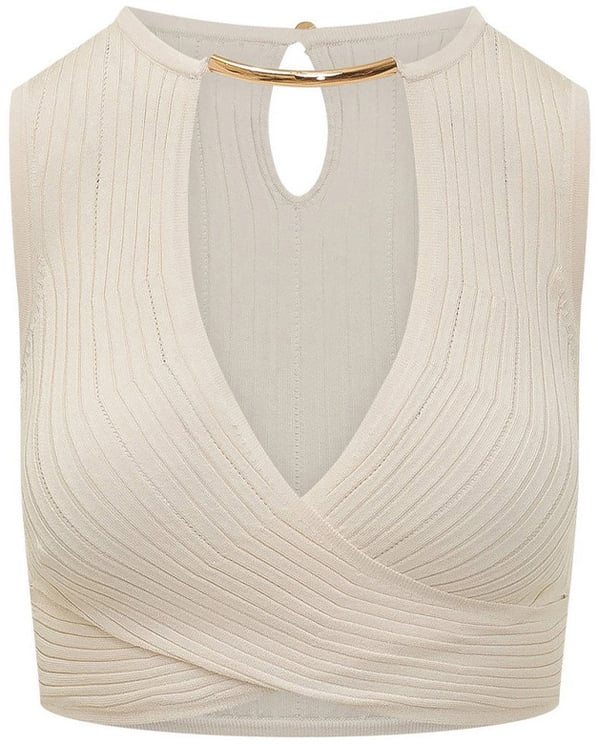 Elisabetta Franchi Tops White