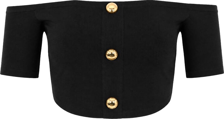 Elisabetta Franchi Top Nero