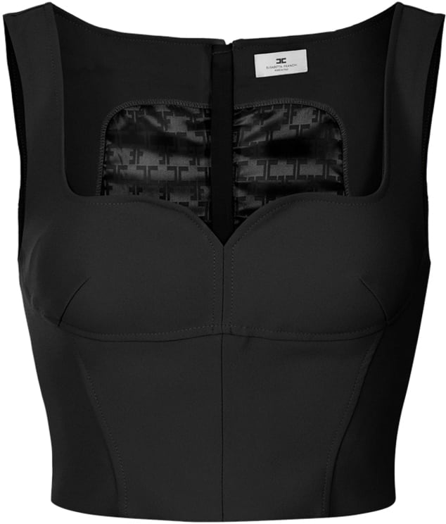 Elisabetta Franchi Top Black