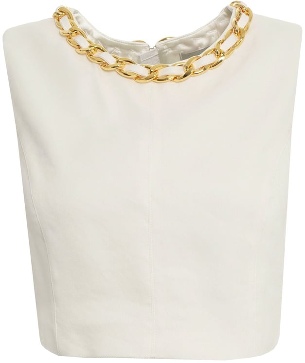 Elisabetta Franchi Top with chain detail