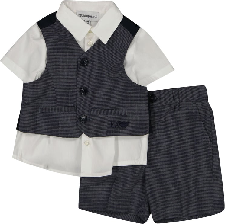 Emporio Armani Armani Baby Jongens Setje In Navy