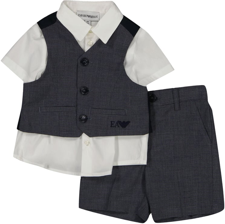 Emporio Armani Armani Baby Jongens Setje In Navy