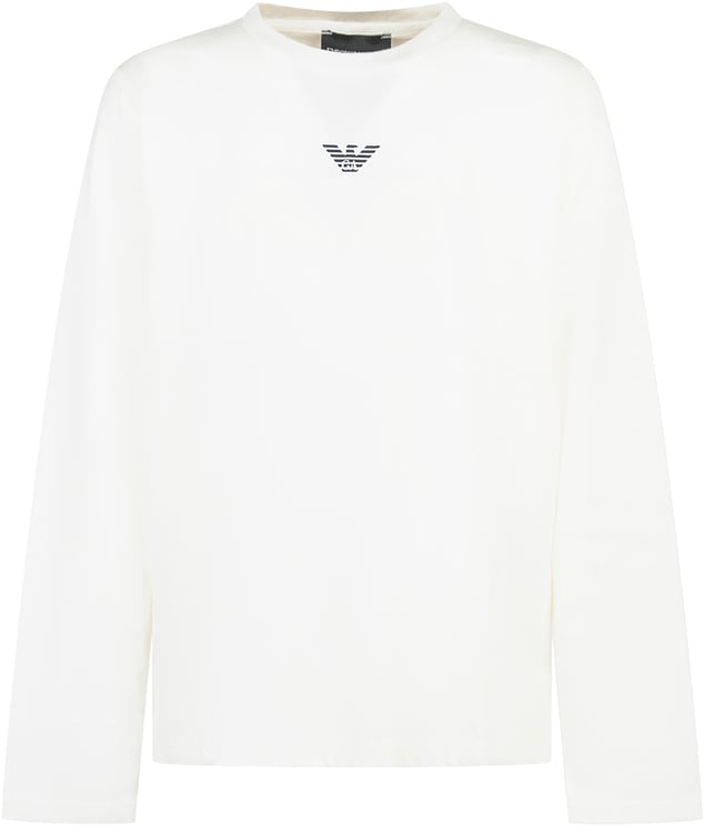 Emporio Armani Emporio Armani Maglia Bianca da Bambino con Logo
