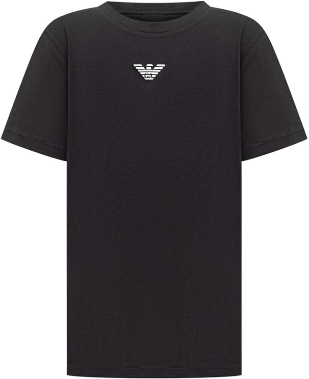 Emporio Armani T-shirt Nera con Logo Emporio Armani