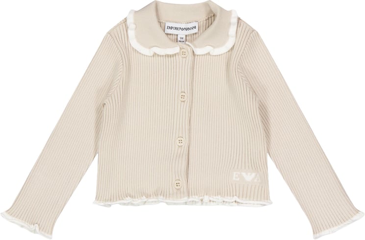 Emporio Armani Armani Baby Meisjes Vest In Beige