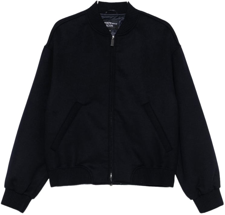 Emporio Armani Coats Blue