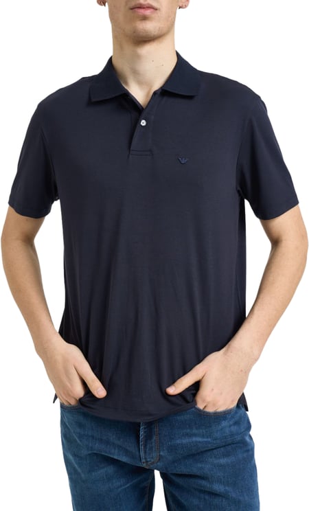 Emporio Armani T-Shirts And Polos Blue