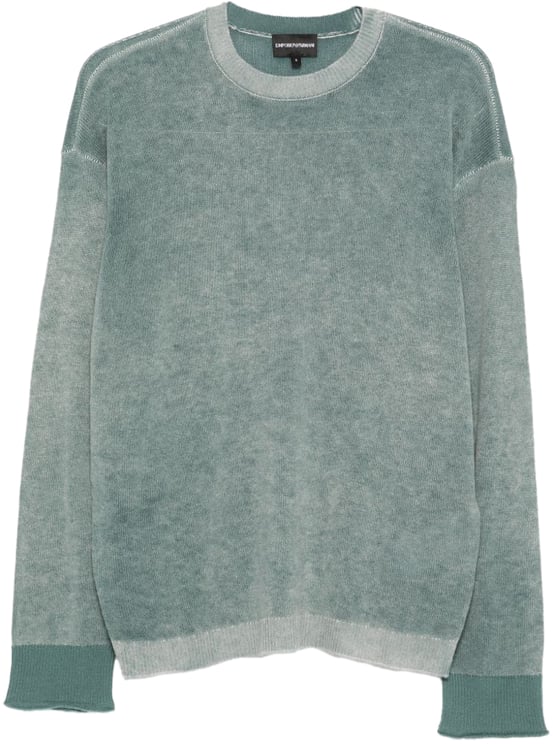 Emporio Armani Sweaters Light Blue