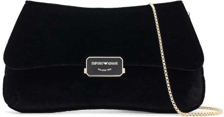 Emporio Armani Emporio Armani Velvet Clutch Bag