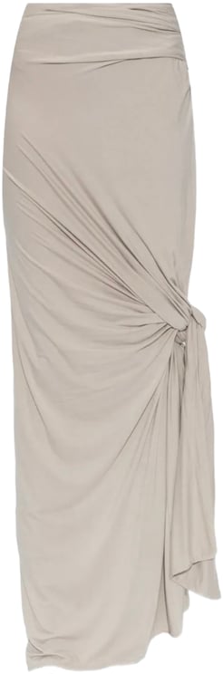 Entire Studios Lumiere Scarf Skirt Stone