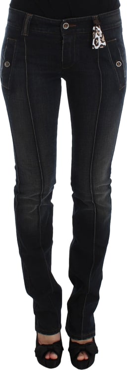 Ermanno Scervino Ermanno Scervino Blue Wash Cotton Slim Fit Jeans