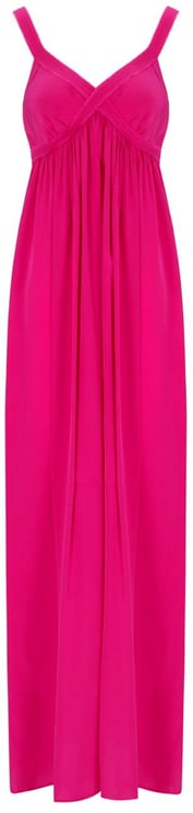 Essentiel Antwerp ESSENTIEL ANTWERP JACOBEAN FUCHSIA LONG DRESS