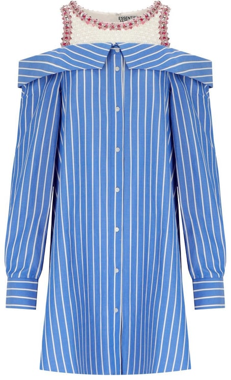 Essentiel Antwerp ESSENTIEL ANTWERP JORI LIGHT BLUE SHIRT DRESS