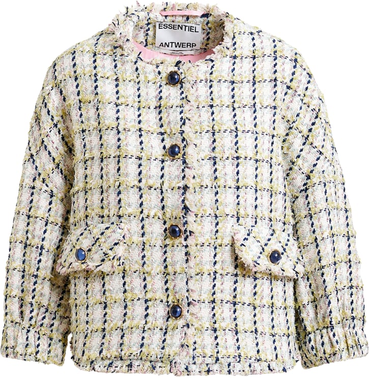 Essentiel Antwerp Essentiel Antwerp Boxy Cropped Jacket Jackets Lichtgroen Jayden