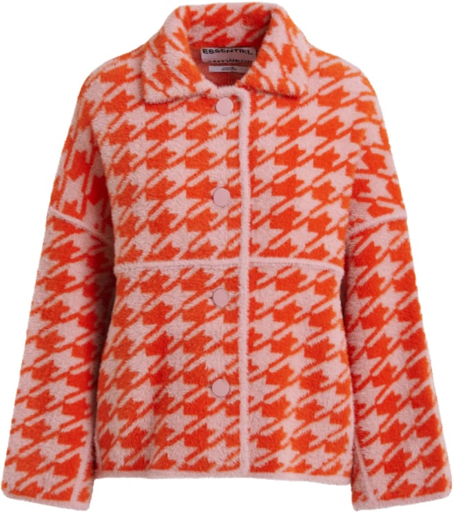 Essentiel Antwerp Essentiel Antwerp Knit Jacket Vesten Oranje Joking