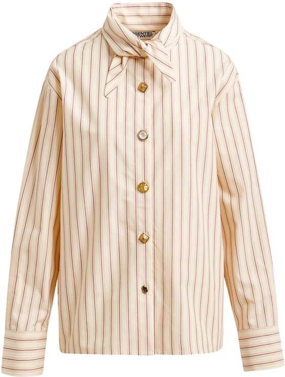 Essentiel Antwerp Essentiel Antwerp Pointy Collar Shirt Blouses Lichtroze Jomato