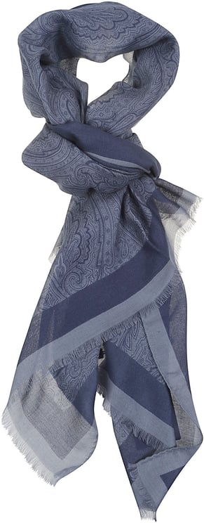 Etro Orfeo Scarf Blue