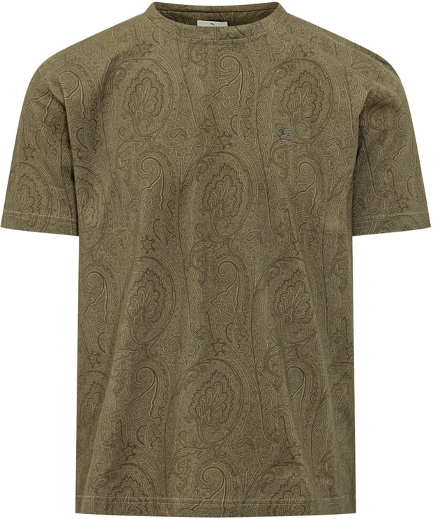 Etro T-Shirt Roma Con Motivo Paisley