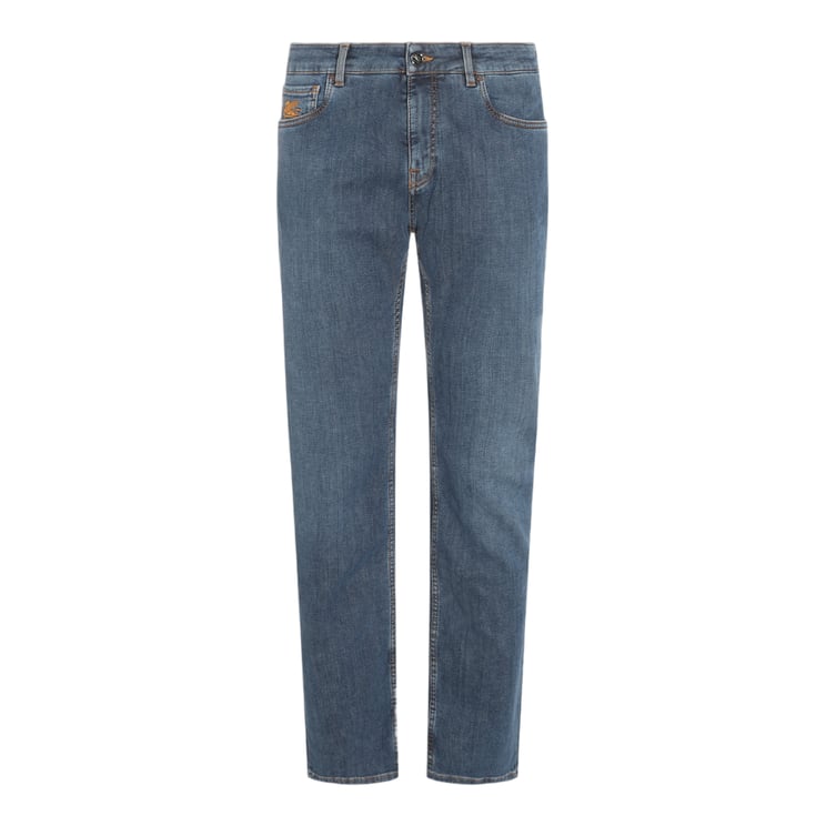 Etro Straight-leg Denim Jeans with Classic Design Elements