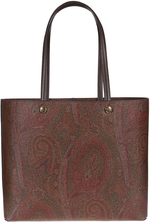 Etro Medium Essential Shopping Bag Brown