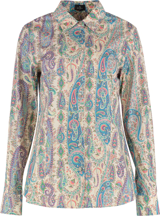 Etro Printed cotton shirt