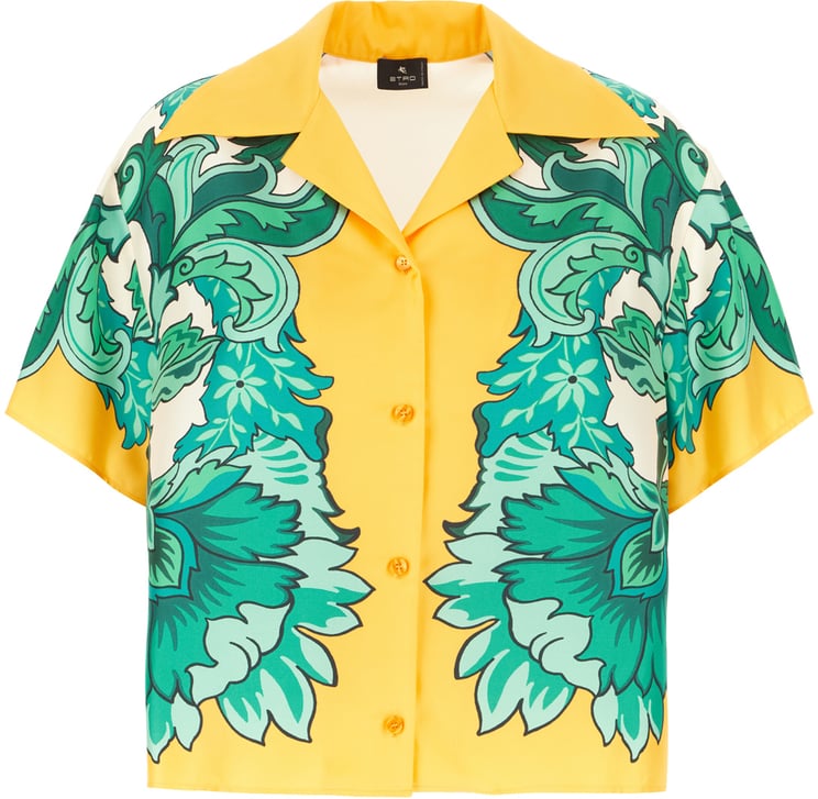 Etro Etro Printed silk shirt