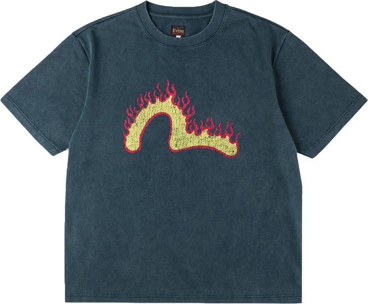 Evisu T-Shirt Bold Seagull Blu