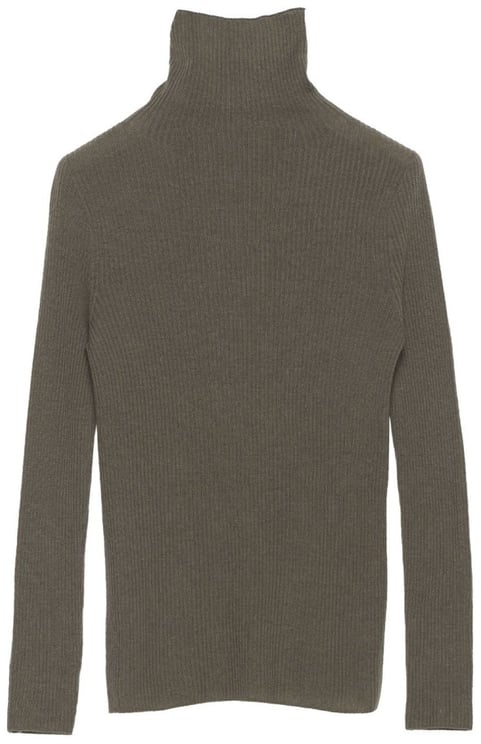 Fabiana Filippi Ribbed Knit Sweater With Turtleneck Design
