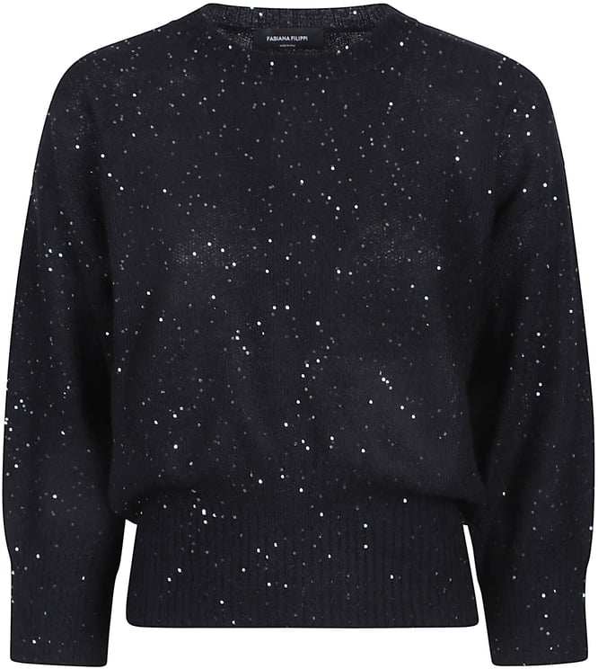 Fabiana Filippi Round Neck Sweater Black