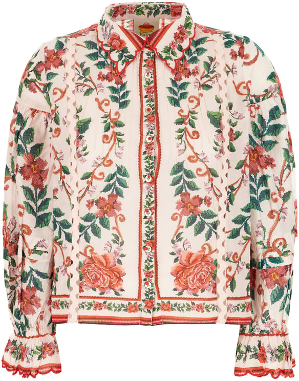FARM Rio Farm Rio Printed cotton shirt