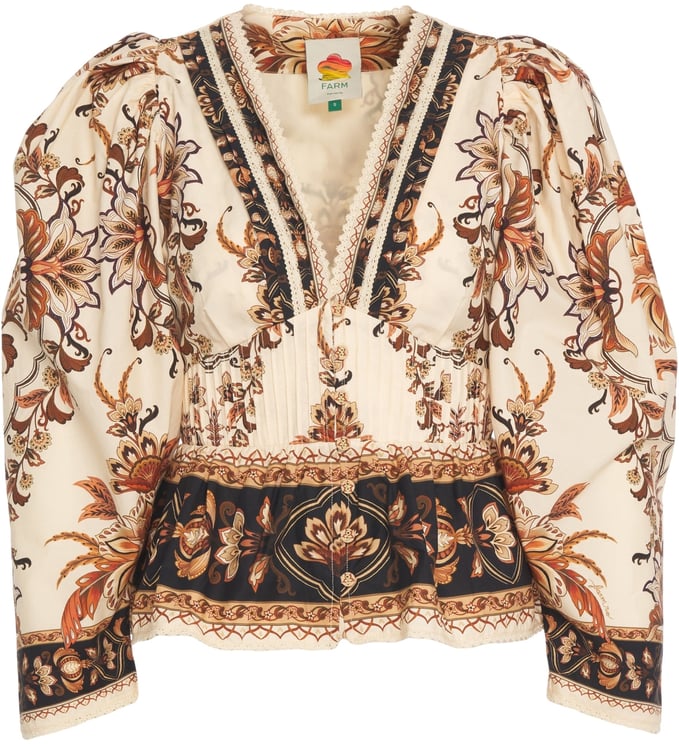 FARM Rio Blouse with pattern