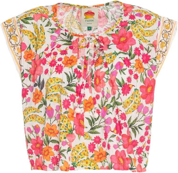 FARM Rio Blouse with floral pattern