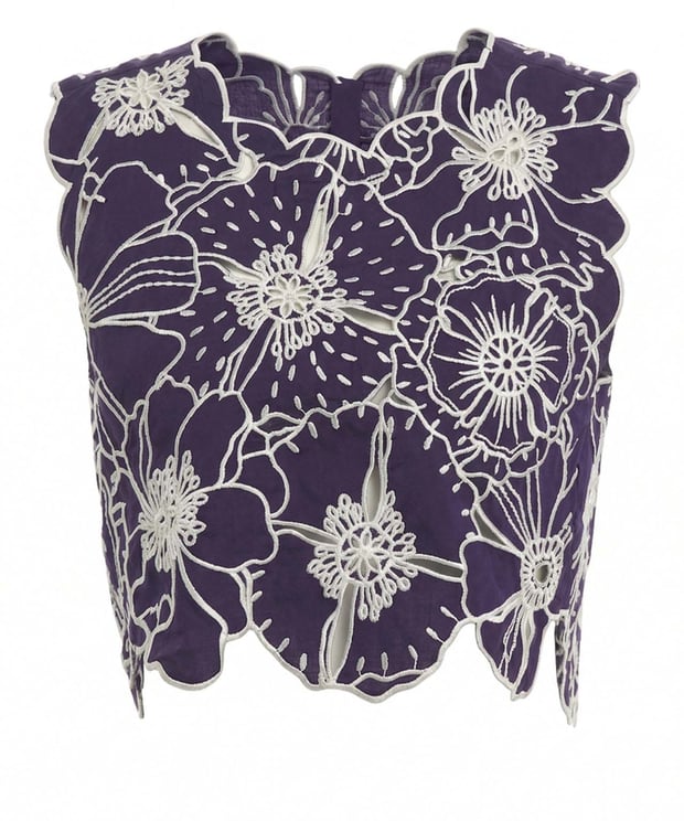 FARM Rio Top with floral pattern