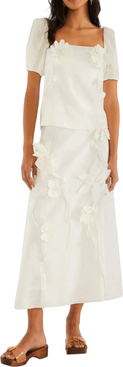 FARM Rio RICHELIEU SLEEVELESS MIDI DRESS