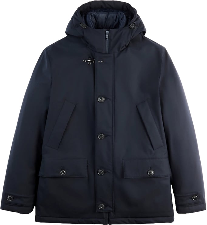 Fay Coats Blu Petrolio