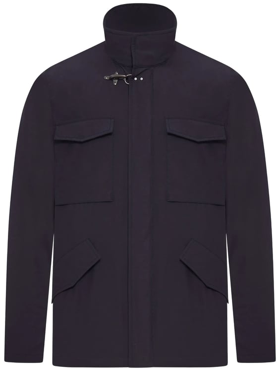 Fay Explorer Field Black Clasp Casual Jacket